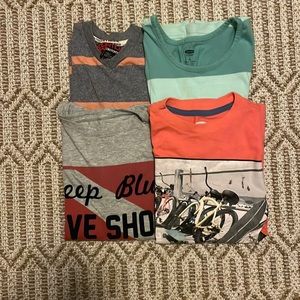 4 boys size 8 shirts, Old Navy & Lands’ end